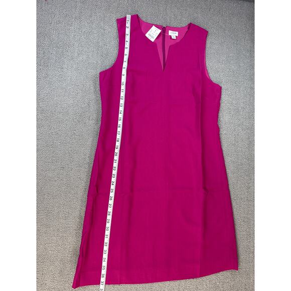 NWT J. Crew Factory Dress Business Career Sleeveless Pink Size 10 - Picture 7 of 8
